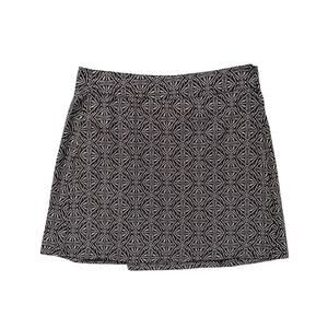 RipSkirt Skirt Womens XS Extra Small Black White Hawaii Geometric Wrap Cover Up